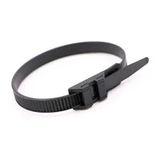 Abraçadeira Cinta Plastica Cabeça Dupla Paralela Nylon Foto mini  2