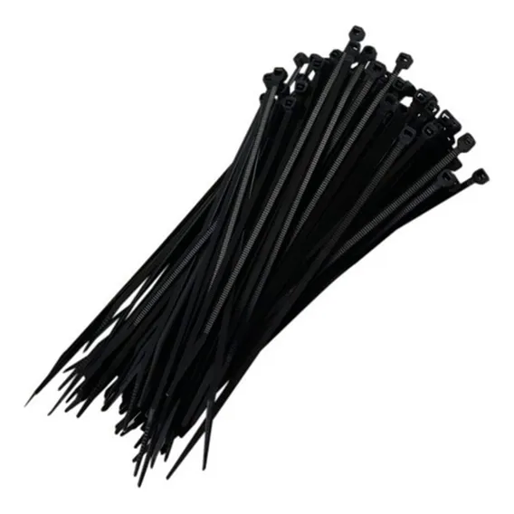 Abraçadeira De Nylon Enforca Gato 3x150mm 100 Unidades 15cm Cor Preto Foto 1