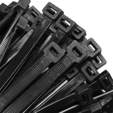 Abraçadeira De Nylon Enforca Gato 3x150mm 100 Unidades 15cm Cor Preto Foto mini  3