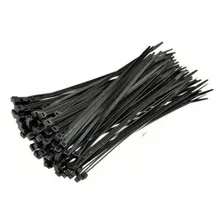 Abraçadeira Em Nylon 200mm X 3,6mm 100 Unidades Cor Preto Foto  mini 1
