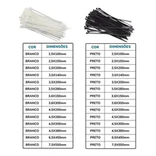 Abraçadeira Em Nylon Enforca Gato 3,6x150mm 1000un - Branco Foto mini 2