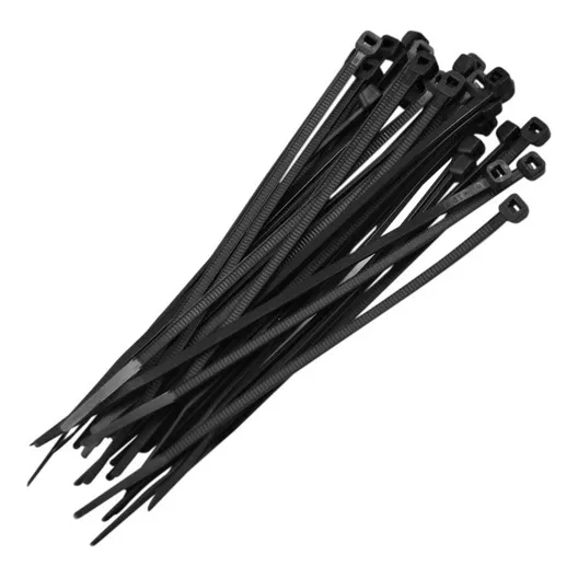 Abraçadeira Em Nylon Preta 2,5 X 150 Mm, Com 100 Unidades Foto 1