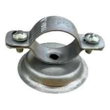 Abraçadeira Galvanizada Tipo Copo 1'' Kit C/10 Peças Foto mini  2