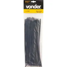 Abraçadeira Nylon 140x2,5mm Preta 100 Peças Vonder Foto mini 2