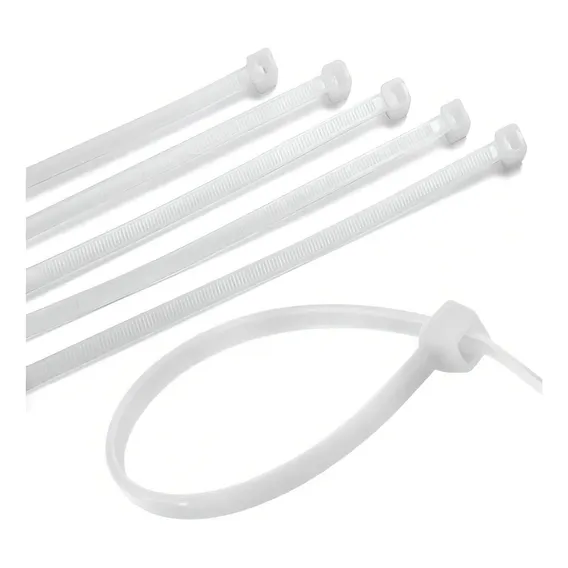 Abraçadeira Nylon 150x2,5 Branco 100 Unidades Forceline Foto 1