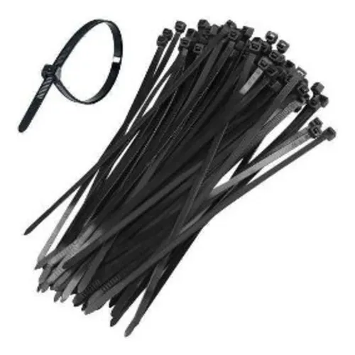 Abraçadeira Nylon 150x3,6 Preto 100 Unidades Forceline Foto 1