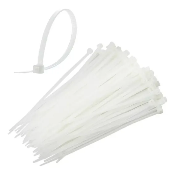 Abraçadeira Nylon 3,6x150mm T30r Natural 500 Peças Foto 1