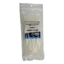 Abraçadeira Nylon 3,6 X 200mm Branco Pacote C/100 Brasfort Foto mini 1