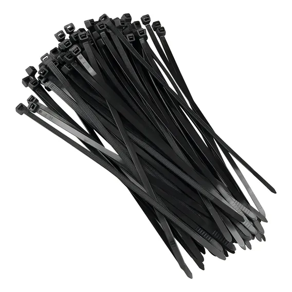 Abraçadeira Nylon 3,6x300 Mm Preta Foto 1