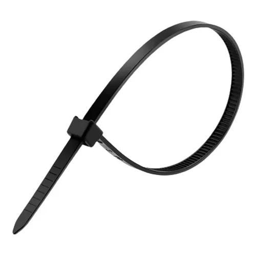 Abraçadeira Nylon 387x7,6 Preta Com 50 Unidades - Frontec Foto 1