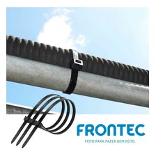 Abraçadeira Nylon 387x7,6 Preta Com 50 Unidades - Frontec Foto mini  3