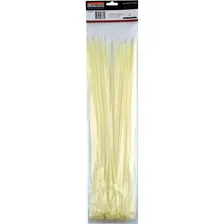 Abraçadeira Nylon Branca 250 X 4,8 Starfer Com 100 Un Foto mini 1