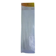 Abraçadeira Nylon Branca Enforca Gato 2,7mm X 250mm 100 Pçs Foto mini 3