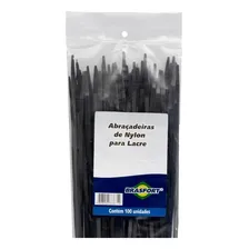 Abracadeira Nylon Brasfort Preta 3,6x250 100 Pecas 8863 Foto mini  3