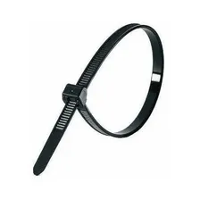Abraçadeira Nylon Cinta Plástica Enforca Gato 28cm - 200un Cor Preto Foto mini  2