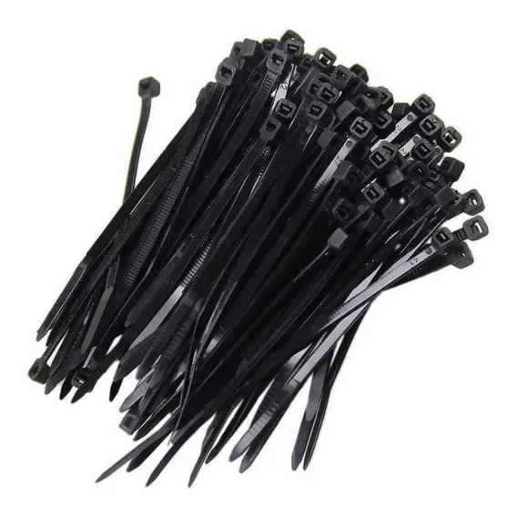 Abraçadeira Nylon Cinta Plástica Enforca Gato 28cm - 200un Cor Preto Foto 1