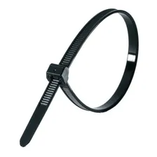 Abraçadeira Nylon Cinta Plástica Preta 2.5x100mm 1000 Peças Foto mini 3