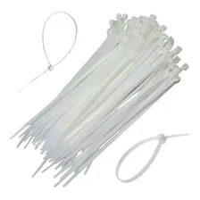 Abraçadeira Nylon Fixação Eletroduto Pvc 3/4 Kit 10 Pçs Cor Branco Foto mini 2