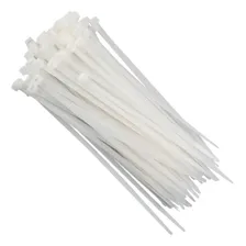 Abraçadeira Nylon M20 4x200mm (100pcs) Branco Foto mini 1