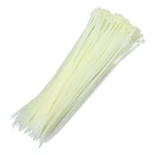 Abraçadeira Nylon Paçote Com 100 Unidades 20 Cm Branca Foto  mini 1