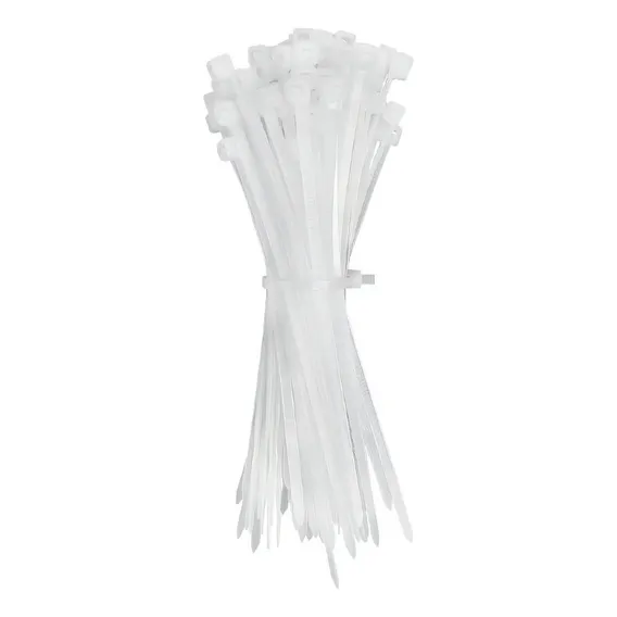 Abraçadeira Nylon Tipo Hellerman Ap 100-m18 Branca 100 Pç Foto 1