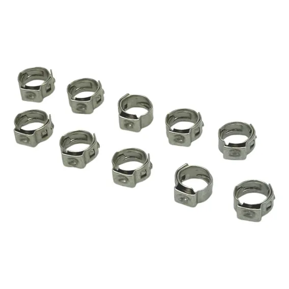 Abraçadeira Radial - Inox - 9,4mm - 11,9mm - 10 Unidades Foto 1
