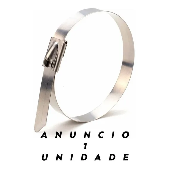 Abraçadeira Zip Tie Lacre Inox Termotape 7,9x362mm Foto 1
