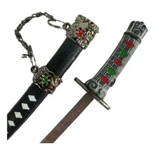 Abridor De Cartas Mini Katana Preta Enfeite Decorativo Foto mini  3