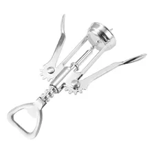 Abridor De Garrafa Saca Rolhas Garçom Inox Casa Cozinha Bar Foto mini 4