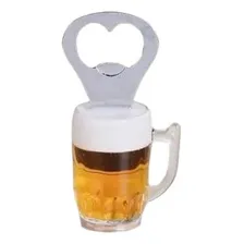 Abridor Garrafa Chopp Cerveja Ímã Geladeira 9,0cm Foto mini 3