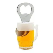 Abridor Garrafa Chopp Cerveja Ímã Geladeira 9,0cm Foto mini 1