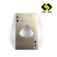 Abridor Garrafa Criativo Personalizado Carta Baralho Foto mini 4