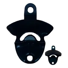 Abridor Garrafas Kombi Metalizada Para Fixar Na Parede Promo Cor Preto Foto mini  3