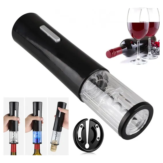 Abridor Vinho Garrafa Automático Elétrico Saca Rolha Bar Foto 1