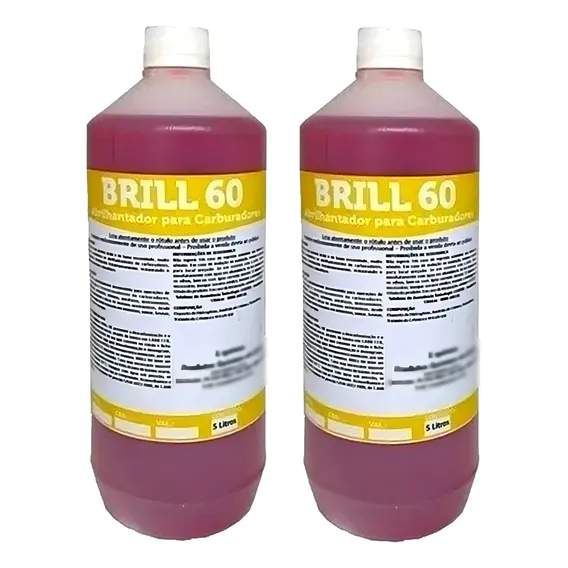 Abrilhantador De Carburador Brill 60 Maquiador - 2 Lts Cor Vermelho Foto 1
