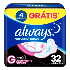 Absorvente Always Noites Tranquilas Suave C Abas 28cm 32un Foto mini 1