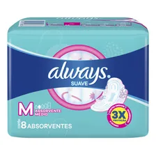 Absorvente Always Proteção Total Suave Com Abas - 8 Unidades Foto mini 1