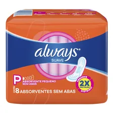 Absorvente Always Super Proteção Suave Sem Abas - 8 Unidades Foto mini 1