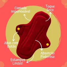 Absorvente Ecológico Impermeável Kit Super Absorção 6 Un CIRCULARE - 1 - Kit - 6 Foto mini 2