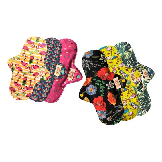 Absorvente Ecológico Impermeável Kit Super Absorção 6 Un CIRCULARE - 1 - Kit - 6 Foto 1