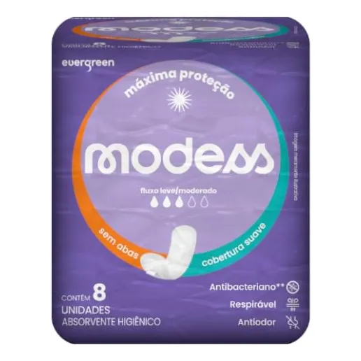 Absorvente Modess Suave Sem Abas 8un Foto 1