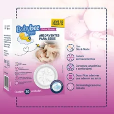 Absorvente Para Seio Dermatologicamente Testado Cor Branco Foto mini 3