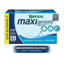Absorvente P贸s-Parto/P贸s-Operat贸rio Biofral Maxi Geriatric Pacote Leve 20 Pague 17 Unidades Foto mini 2