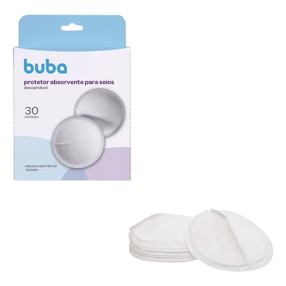 Absorventes Para Seios Buba Absorvente Seio Branco 30Â u Foto 1