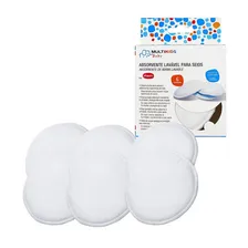 Absorventes Seios Protetor Amamentação Reutilizável 6 Peças Foto mini 1