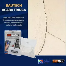 Acaba Trinca E Veda Fissuras 500g Bautech Fácil Aplicação Cor Branco Foto mini 3