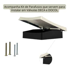 Acabamento De Descarga Valvula Hydra Deca E Docol Escovado Foto mini  2