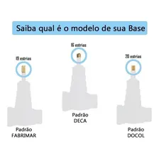 Acabamento Docol P/ Registro Deca E Sim. 1.1/4 E 1.1/2 Gali Foto mini 4