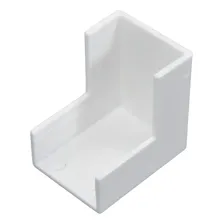 Acabamento P/ Canaleta Cotovelo Externo 10x20mm Branco 6203 Foto mini 1