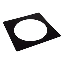 Acabamento Para Forro 40x40 Preto Duto 10 Chaminé Fogão Foto  mini 1